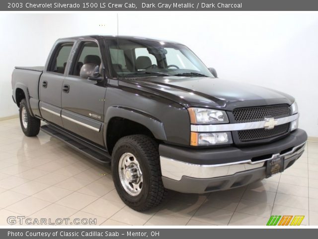 2003 Chevrolet Silverado 1500 LS Crew Cab in Dark Gray Metallic