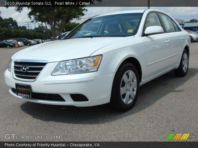 2010 Hyundai Sonata GLS in Pearl White