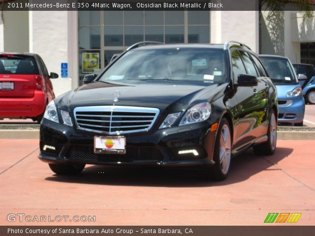 2011 Mercedes-Benz E 350 4Matic Wagon in Obsidian Black Metallic