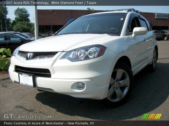2007 Acura RDX Technology in White Diamond Pearl