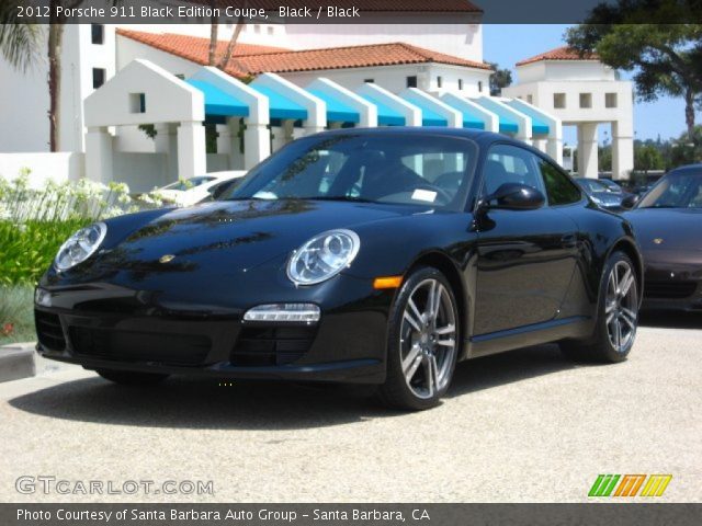 2012 Porsche 911 Black Edition Coupe in Black