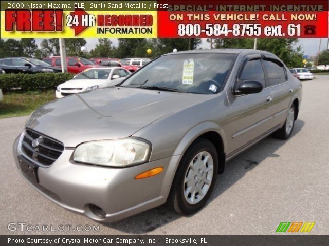2000 Nissan Maxima GLE in Sunlit Sand Metallic