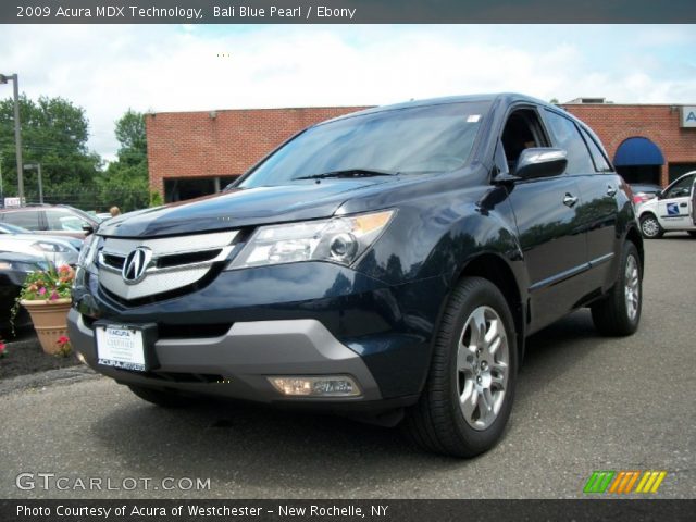 2009 Acura MDX Technology in Bali Blue Pearl