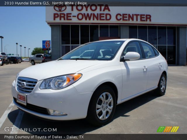 2010 Hyundai Elantra GLS in Nordic White