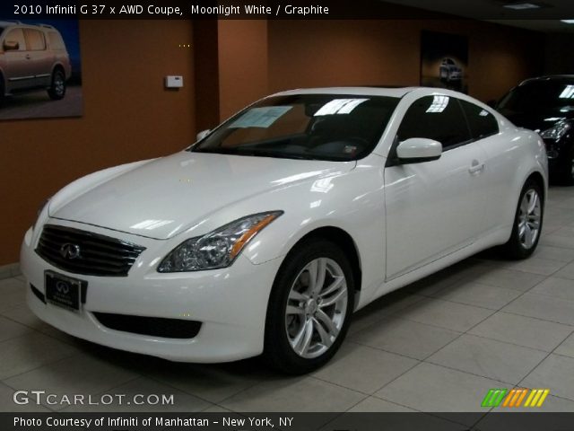2010 Infiniti G 37 x AWD Coupe in Moonlight White