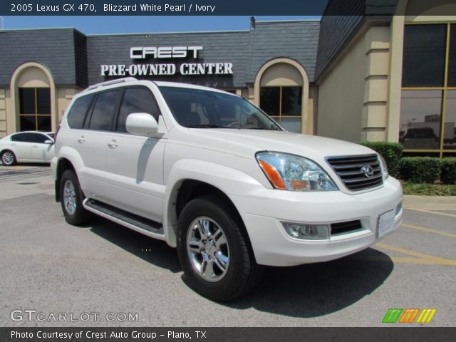 2005 Lexus GX 470 in Blizzard White Pearl