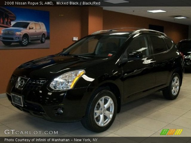 2008 Nissan Rogue SL AWD in Wicked Black