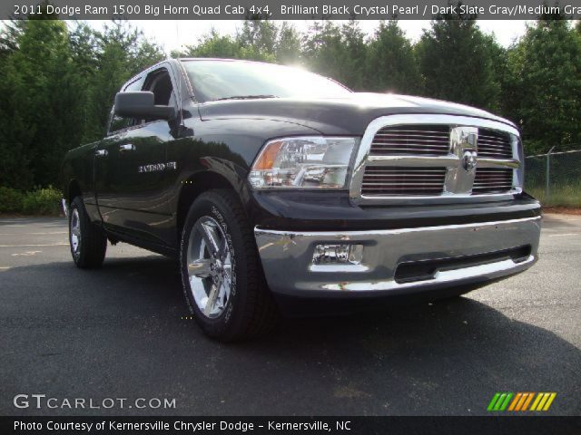 2011 Dodge Ram 1500 Big Horn Quad Cab 4x4 in Brilliant Black Crystal Pearl