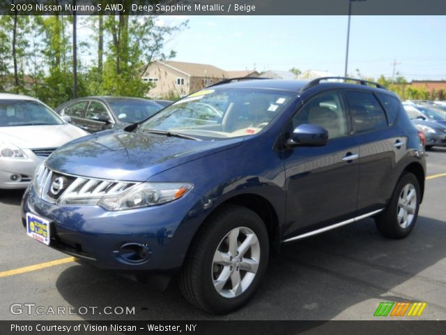 2009 Nissan Murano S AWD in Deep Sapphire Metallic