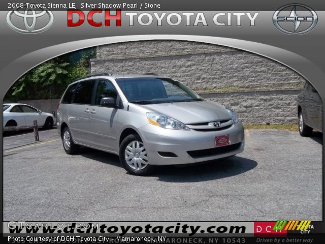 2008 Toyota Sienna LE in Silver Shadow Pearl