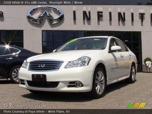 2008 Infiniti M 35x AWD Sedan in Moonlight White