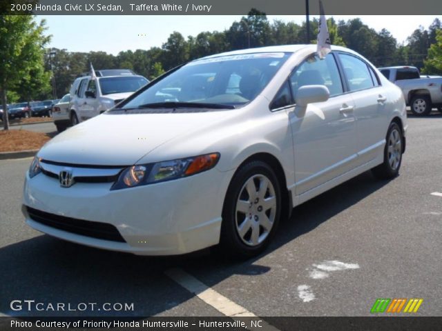 2008 Honda Civic LX Sedan in Taffeta White