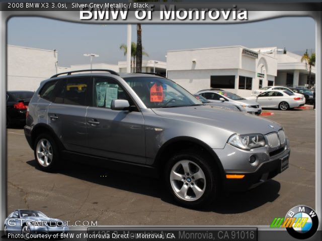 2008 BMW X3 3.0si in Silver Grey Metallic