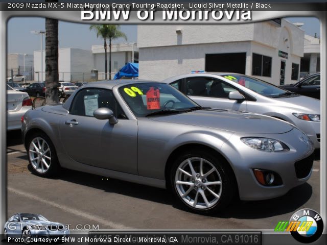 2009 Mazda MX-5 Miata Hardtop Grand Touring Roadster in Liquid Silver Metallic