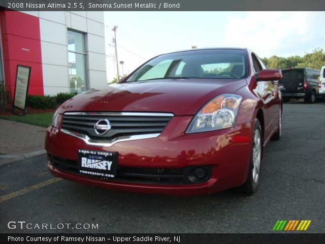 2008 Nissan Altima 2.5 S in Sonoma Sunset Metallic