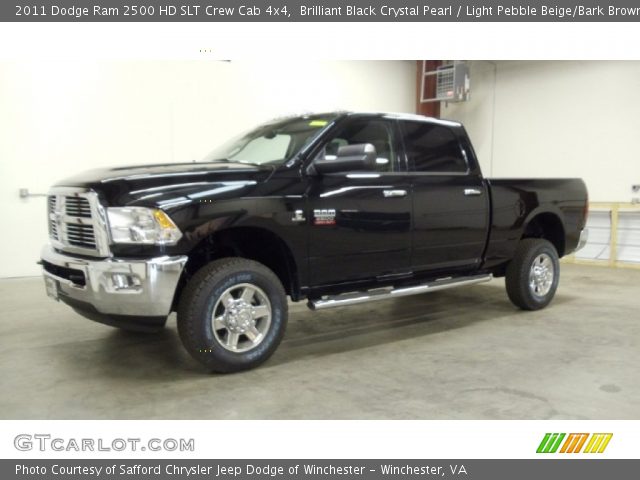 2011 Dodge Ram 2500 HD SLT Crew Cab 4x4 in Brilliant Black Crystal Pearl