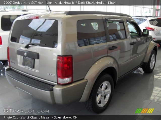 2007 Dodge Nitro SXT 4x4 in Light Khaki Metallic