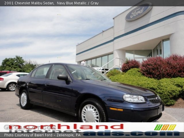 2001 Chevrolet Malibu Sedan in Navy Blue Metallic