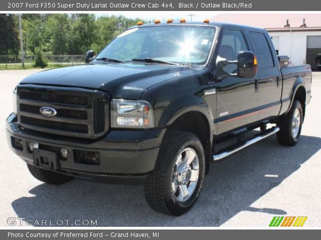 2007 Ford F350 Super Duty Lariat Outlaw Crew Cab 4x4 in Black