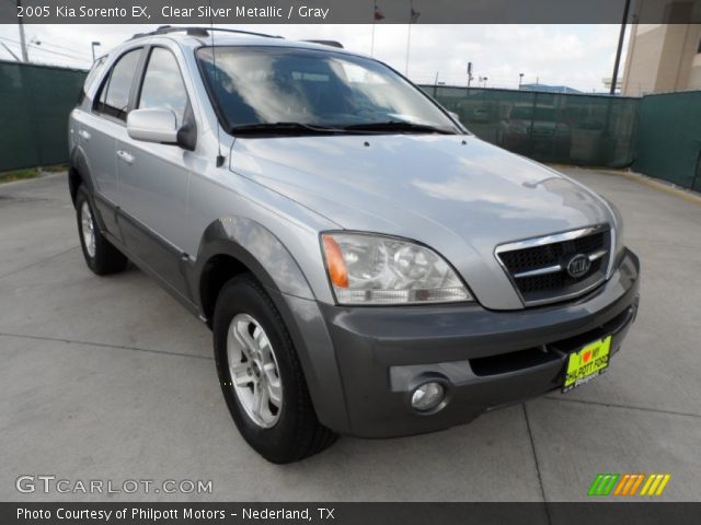 2005 Kia Sorento EX in Clear Silver Metallic