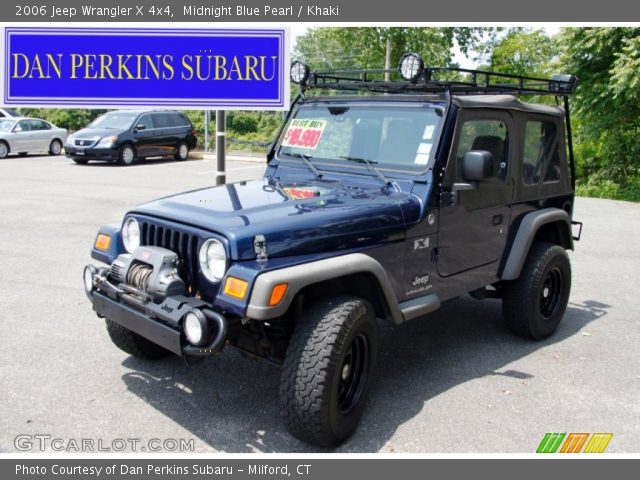 2006 Jeep Wrangler X 4x4 in Midnight Blue Pearl