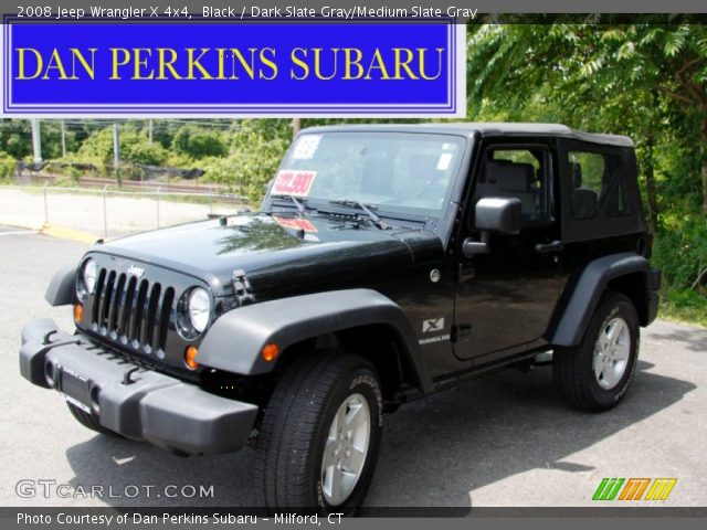 2008 Jeep Wrangler X 4x4 in Black
