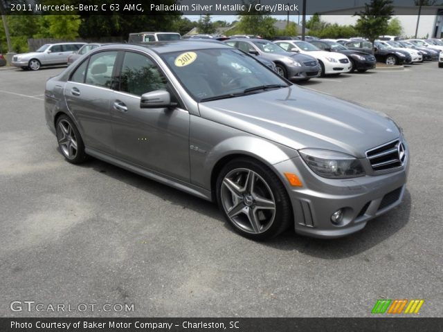 2011 Mercedes-Benz C 63 AMG in Palladium Silver Metallic