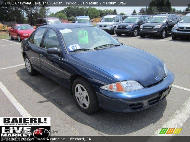 2001 Chevrolet Cavalier LS Sedan in Indigo Blue Metallic