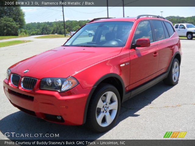 2006 BMW X3 3.0i in Flamenco Red Metallic