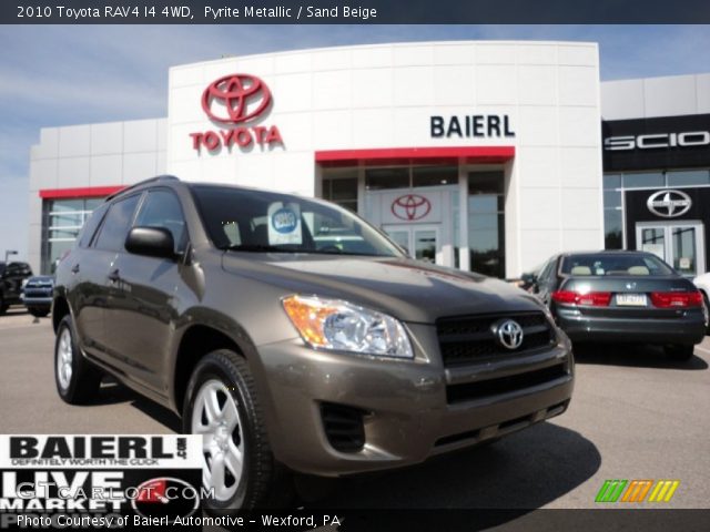 2010 Toyota RAV4 I4 4WD in Pyrite Metallic