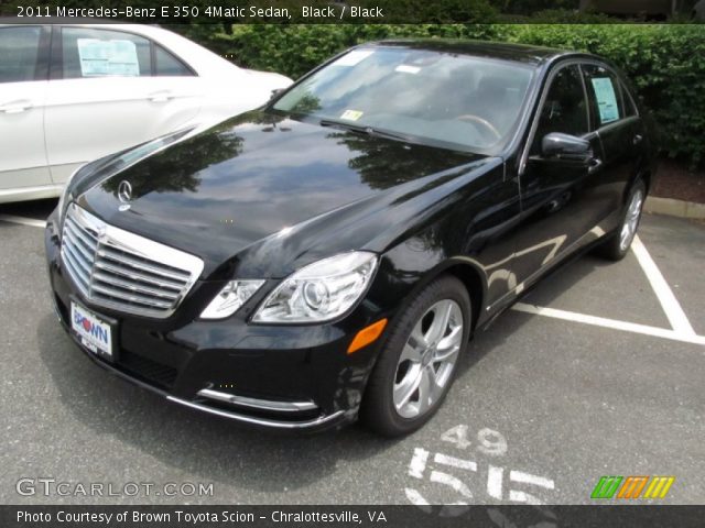 2011 Mercedes-Benz E 350 4Matic Sedan in Black