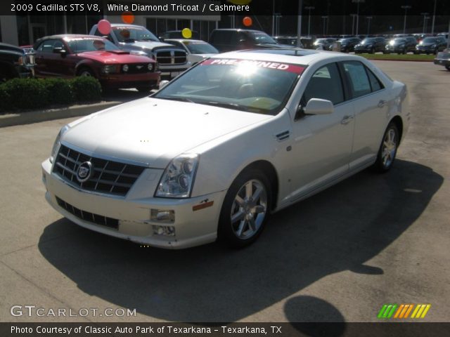 2009 Cadillac STS V8 in White Diamond Tricoat