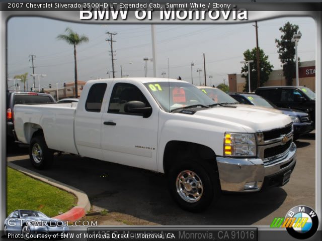 2007 Chevrolet Silverado 2500HD LT Extended Cab in Summit White