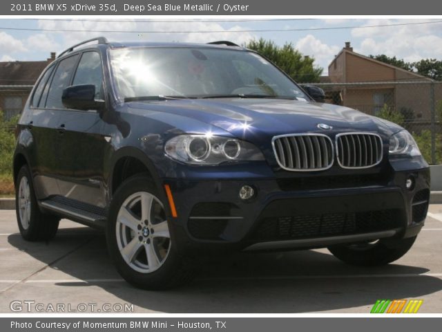 2011 BMW X5 xDrive 35d in Deep Sea Blue Metallic