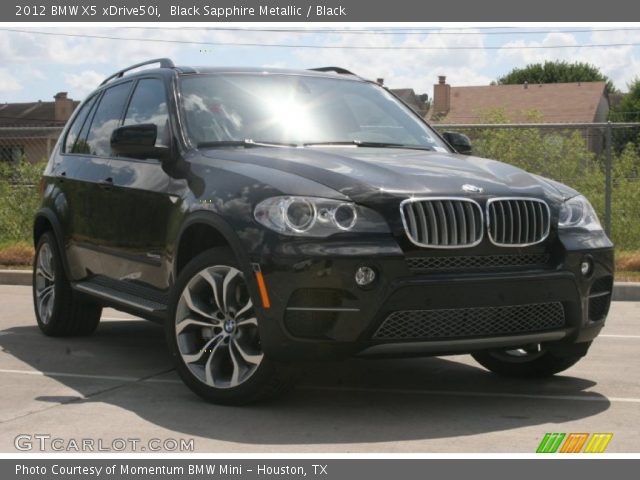 2012 BMW X5 xDrive50i in Black Sapphire Metallic