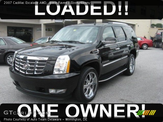 2007 Cadillac Escalade AWD in Black Raven