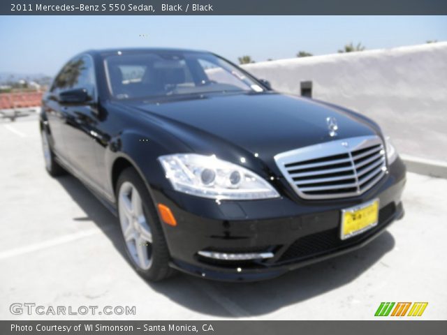 2011 Mercedes-Benz S 550 Sedan in Black