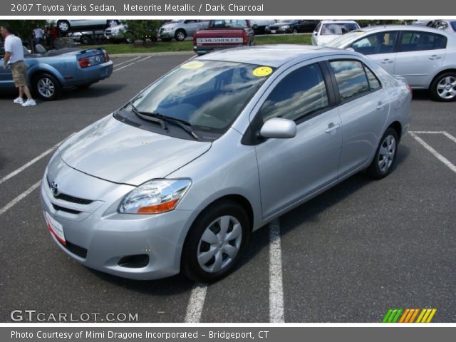 2007 Toyota Yaris Sedan in Meteorite Metallic