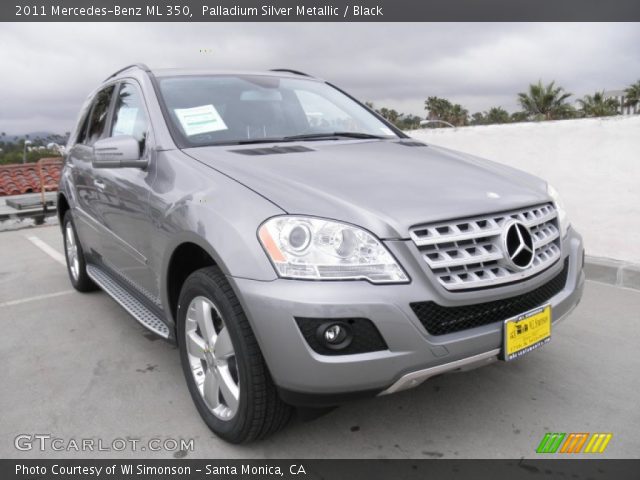 2011 Mercedes-Benz ML 350 in Palladium Silver Metallic