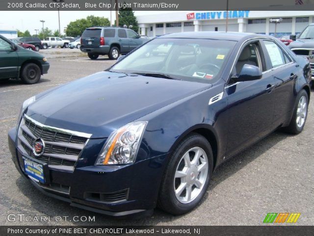 2008 Cadillac CTS Sedan in Blue Chip