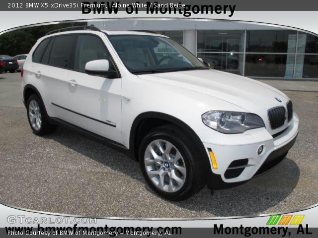 2012 BMW X5 xDrive35i Premium in Alpine White