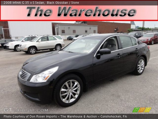 2008 Infiniti G 35 x S Sedan in Black Obsidian