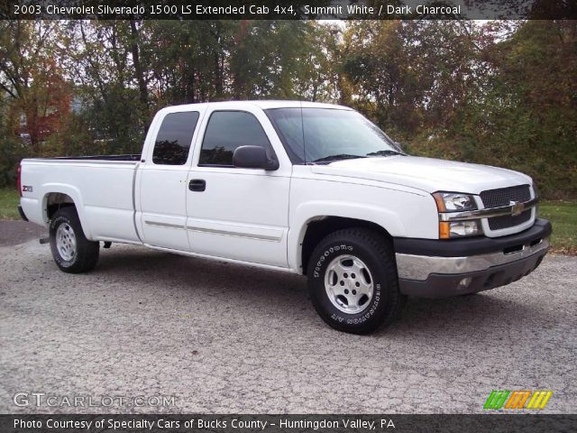 2003 Chevrolet Silverado 1500 LS Extended Cab 4x4 in Summit White