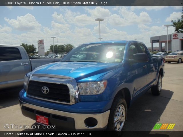 2008 Toyota Tundra Double Cab in Blue Streak Metallic