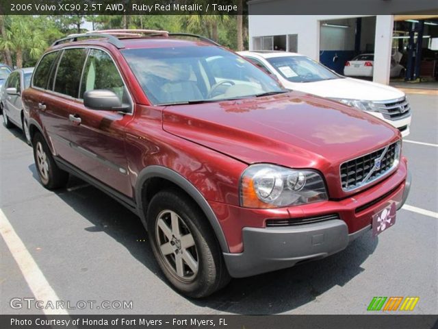2006 Volvo XC90 2.5T AWD in Ruby Red Metallic