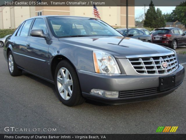 2007 Cadillac DTS Sedan in Titanium ChromaFlair