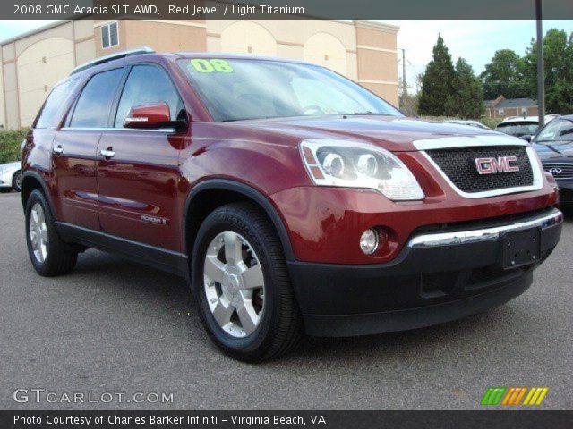 2008 GMC Acadia SLT AWD in Red Jewel