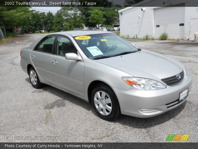 2002 Toyota Camry LE in Desert Sand Mica