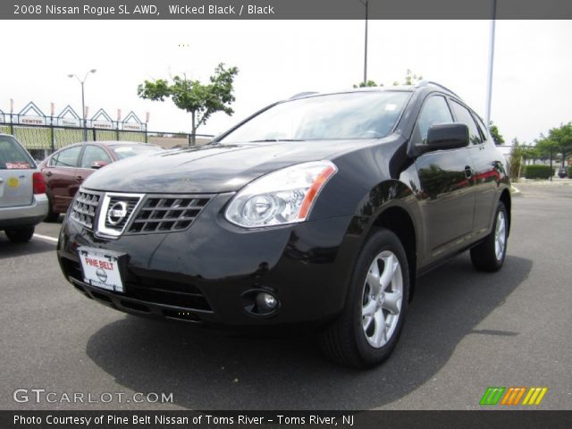 2008 Nissan Rogue SL AWD in Wicked Black