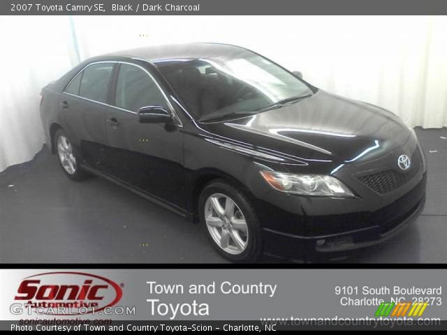 2007 Toyota Camry SE in Black